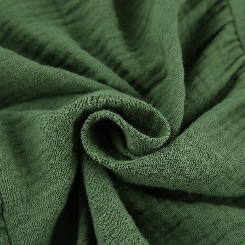 COTTON LINEN DRESS - PRIBO