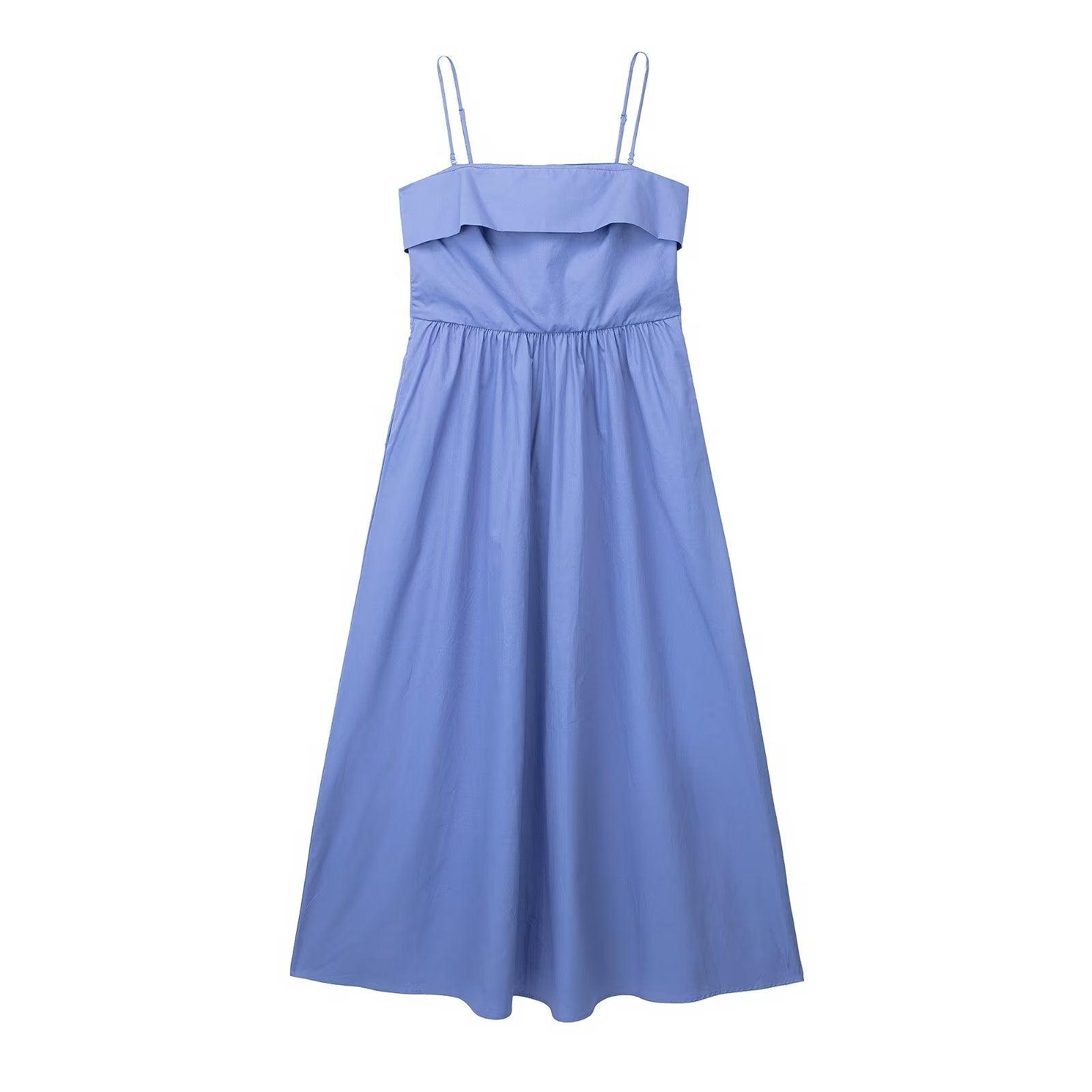 COTTON MIDI DRESS - PRIBO