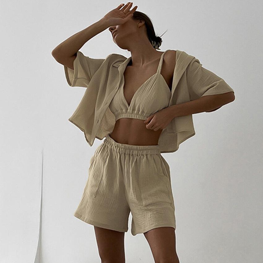 COTTON THREE PIECE SET - PRIBO