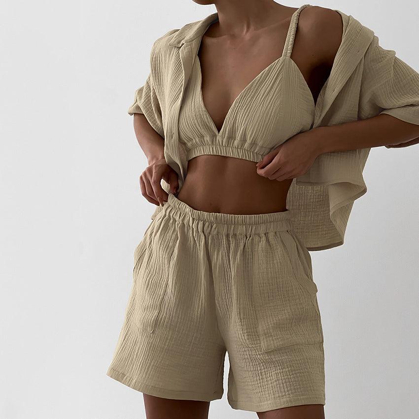 COTTON THREE PIECE SET - PRIBO