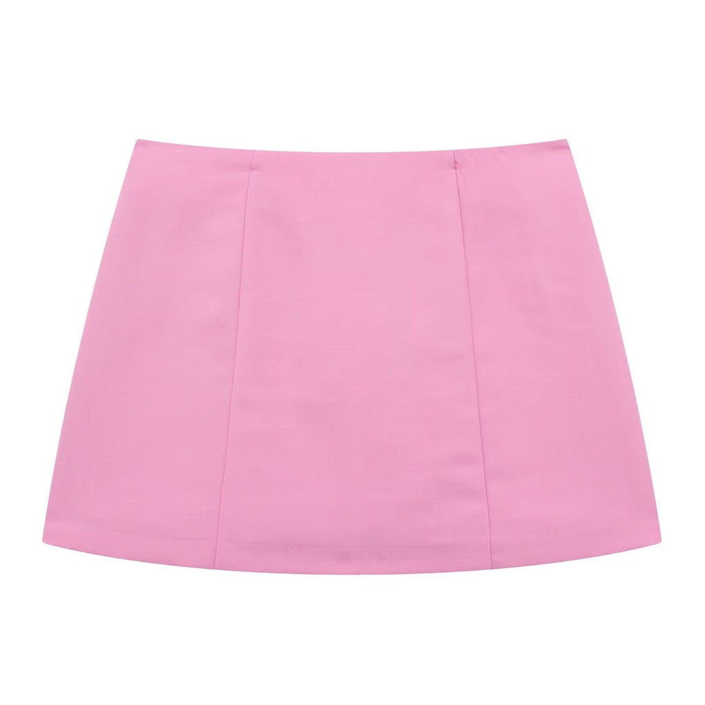 CROP BLAZER & SKIRT SET - PRIBO