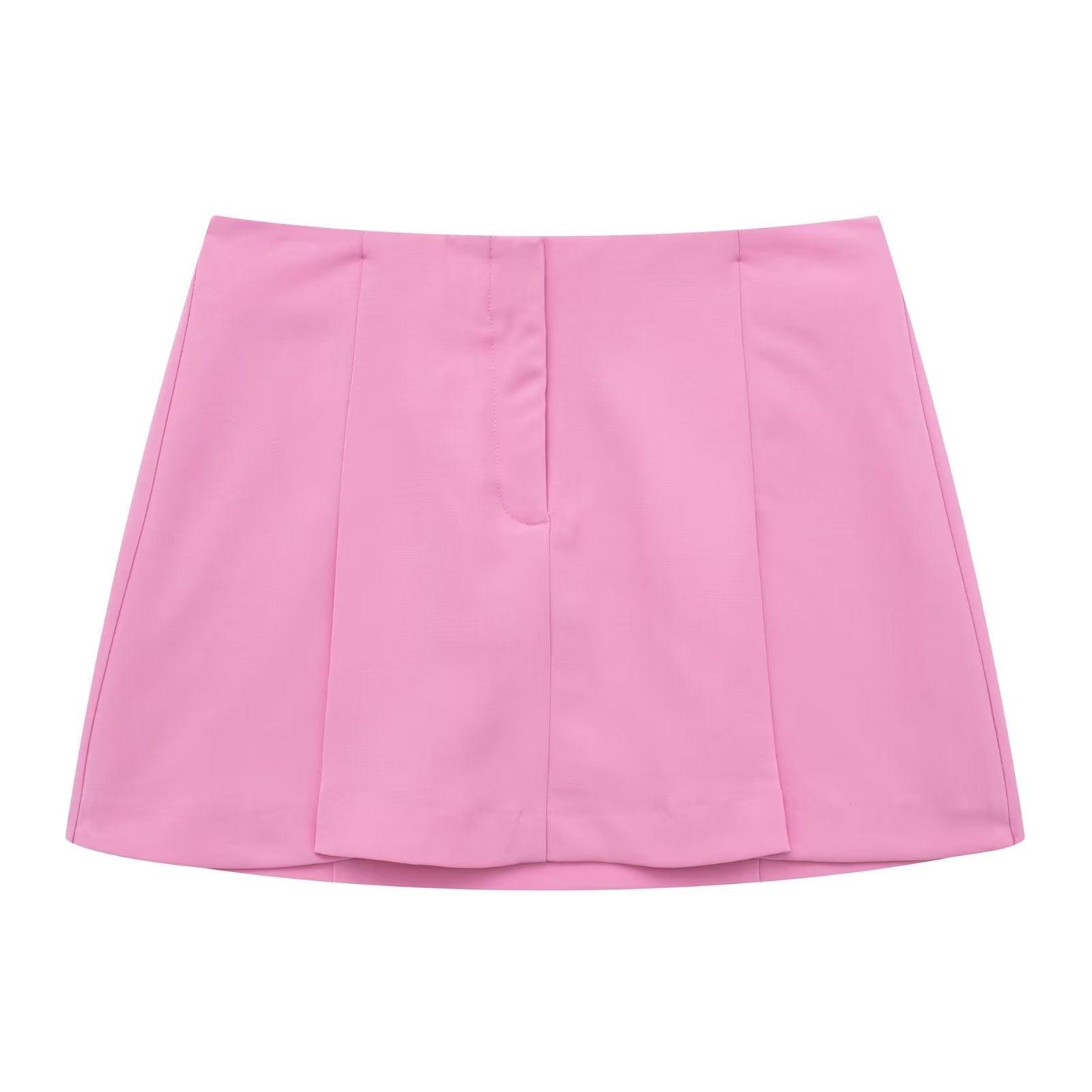 CROP BLAZER & SKIRT SET - PRIBO