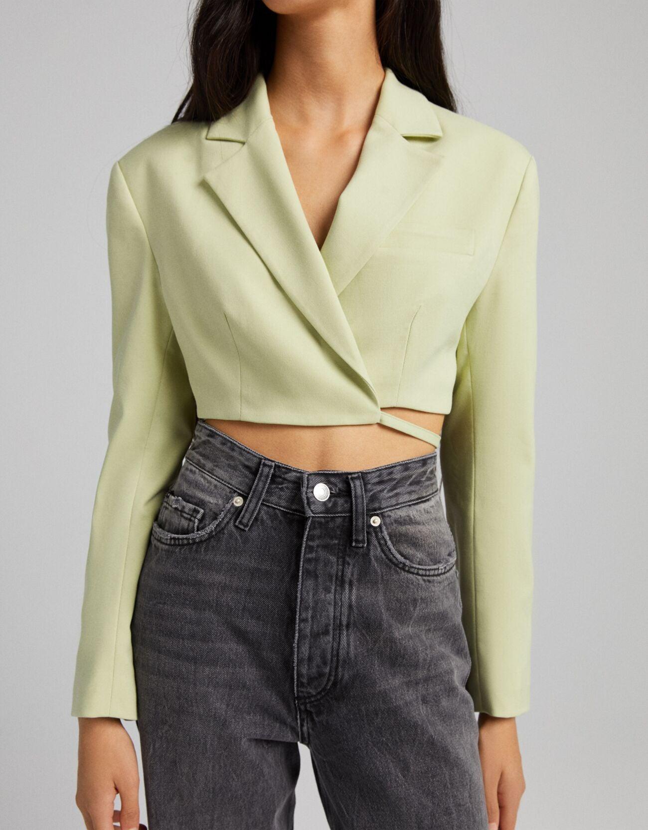 CROP BLAZER - PRIBO