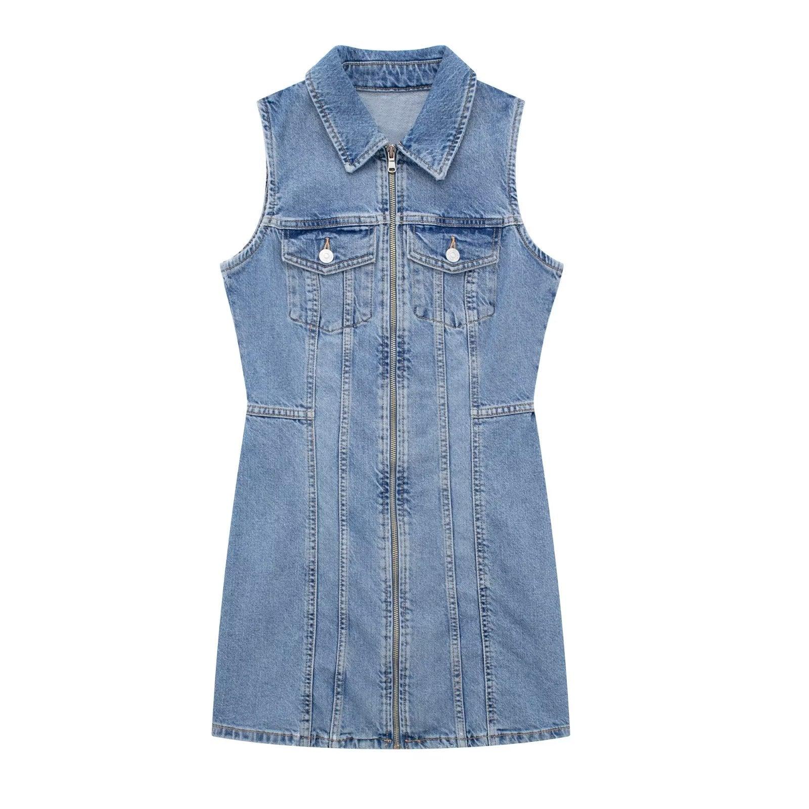 DENIM DRESS - PRIBO