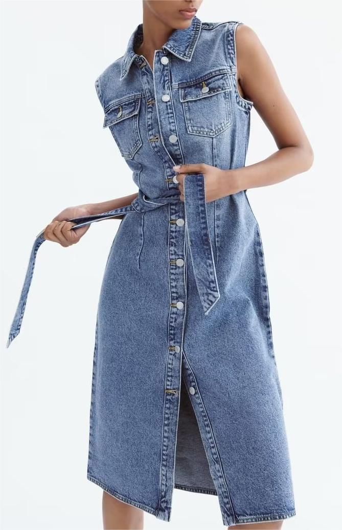 DENIM DRESS - PRIBO