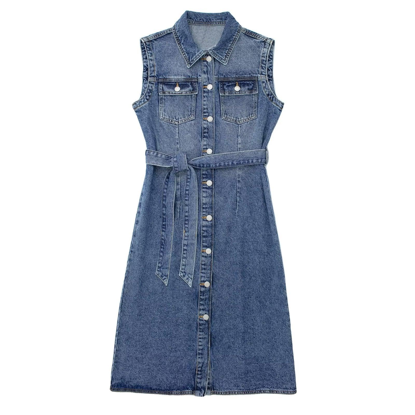 DENIM DRESS - PRIBO