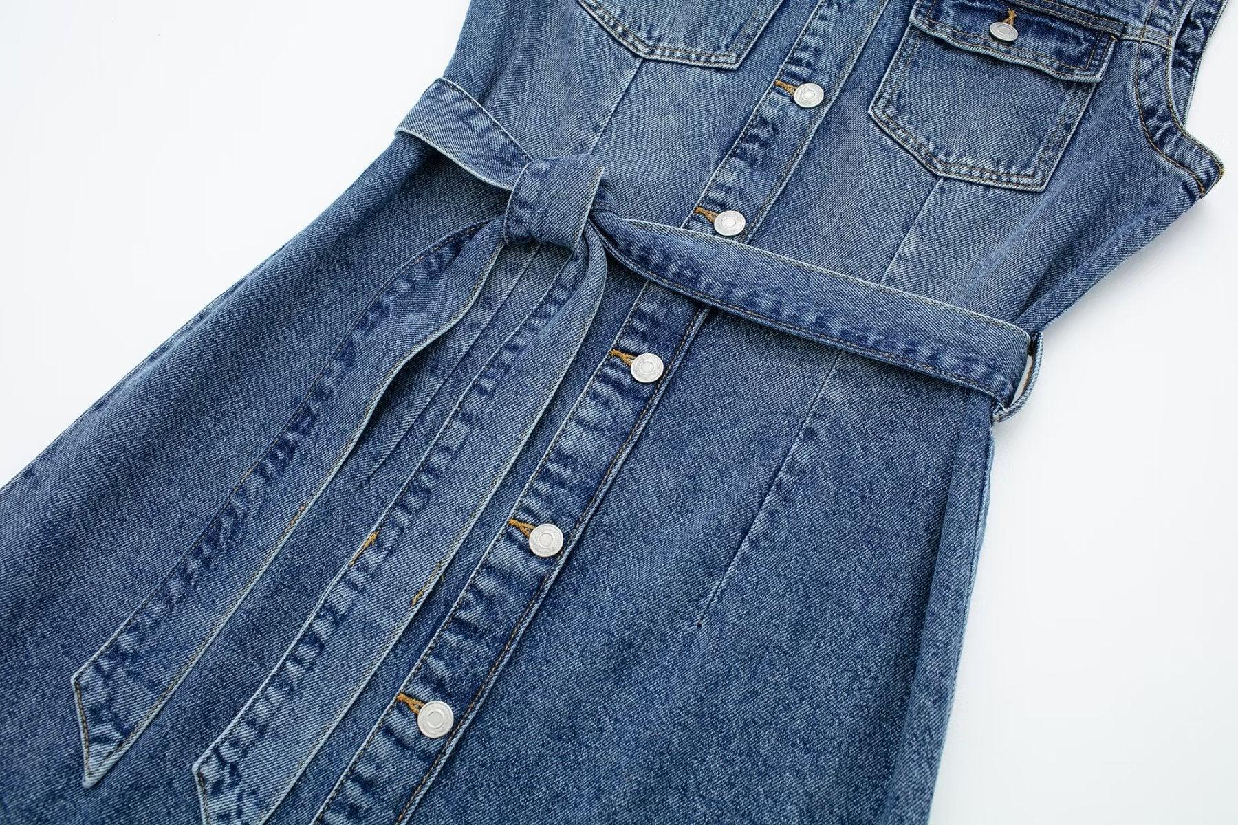 DENIM DRESS - PRIBO