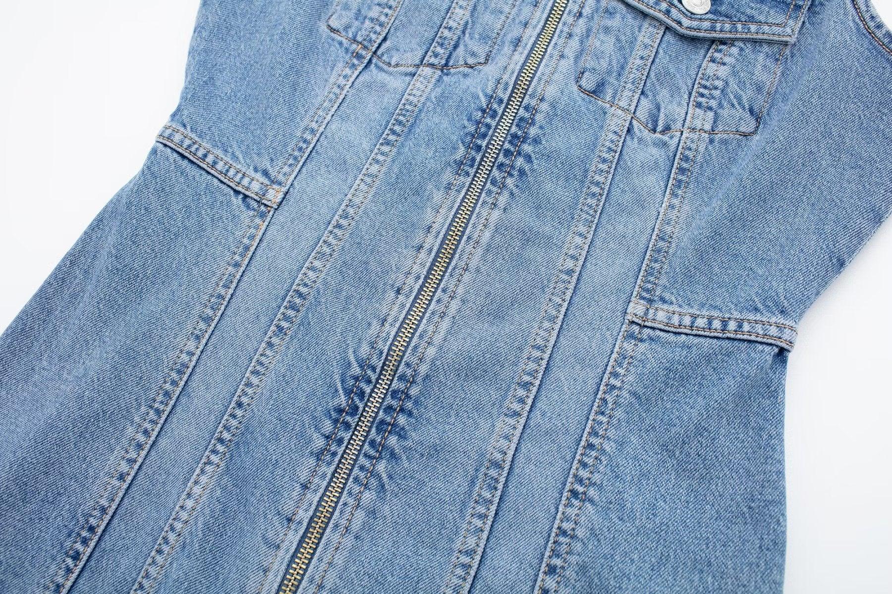 DENIM DRESS - PRIBO