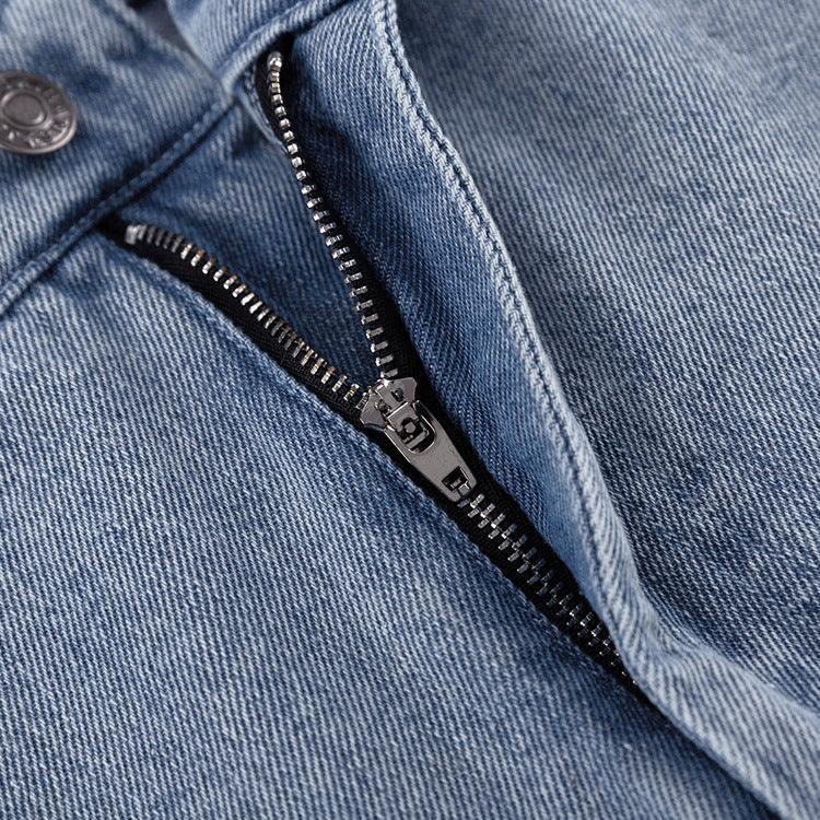 DENIM LONG SKIRT - PRIBO