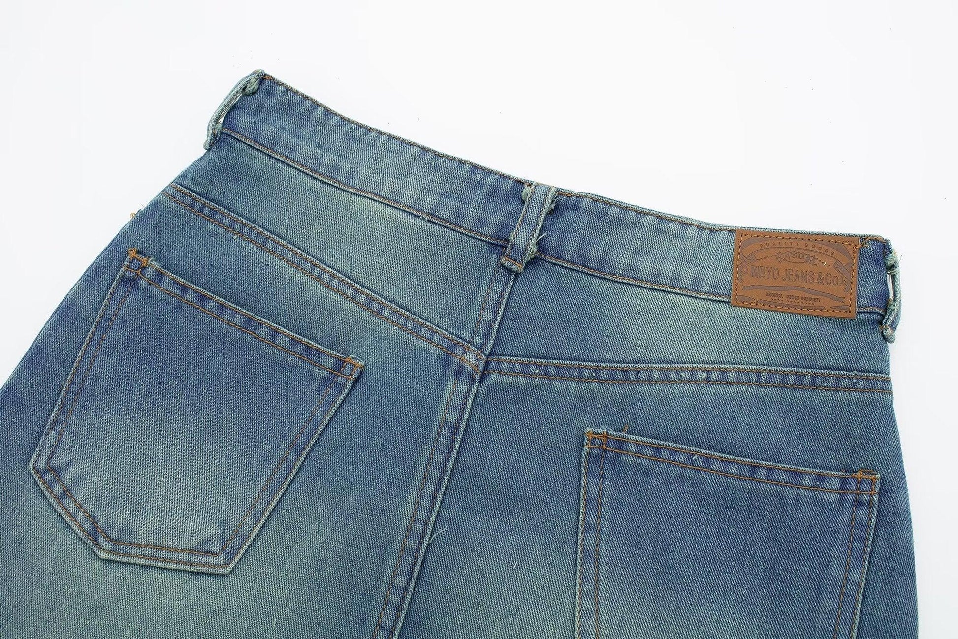 DENIM MINI SKIRT - PRIBO