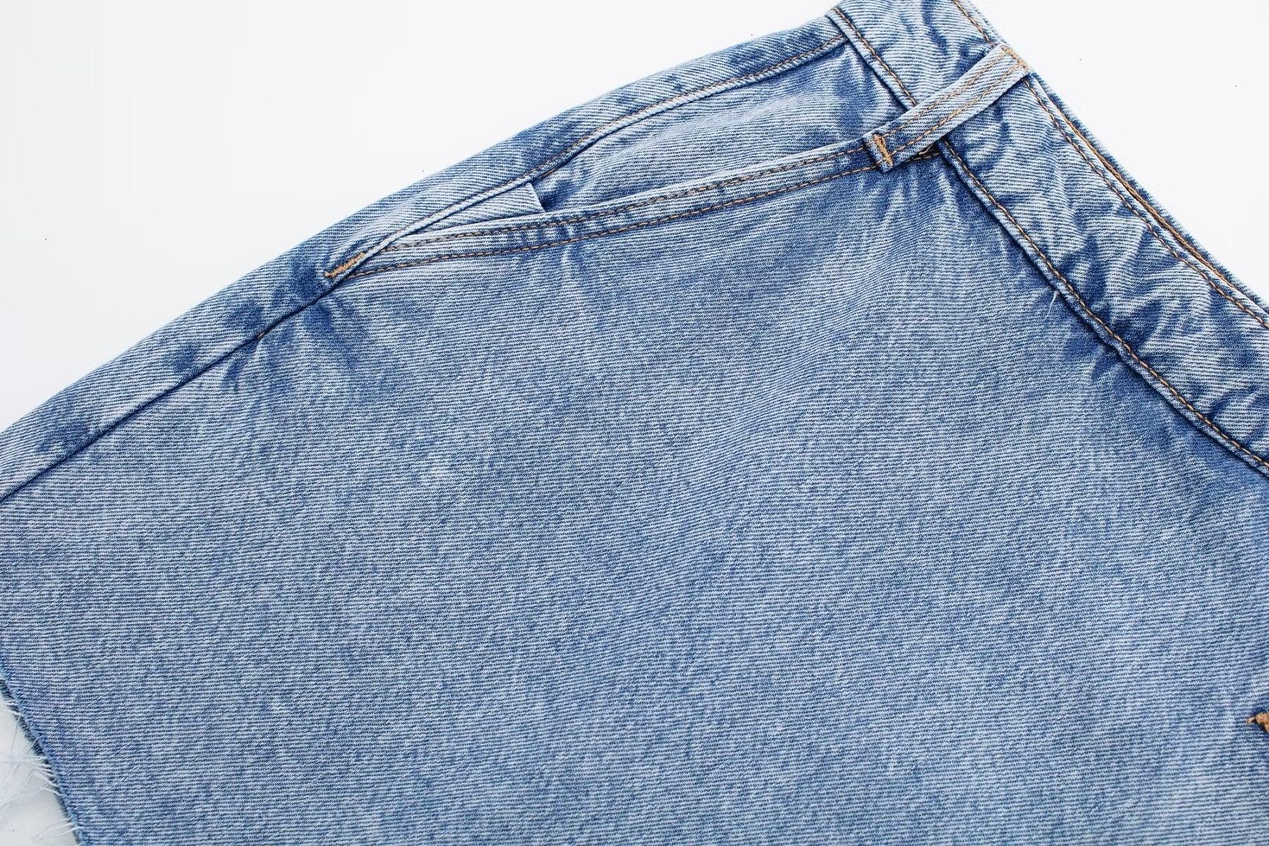 DENIM SKIRT - PRIBO