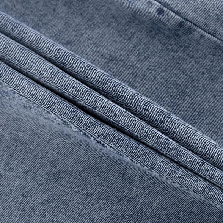 DENIM SPLIT SKIRT - PRIBO
