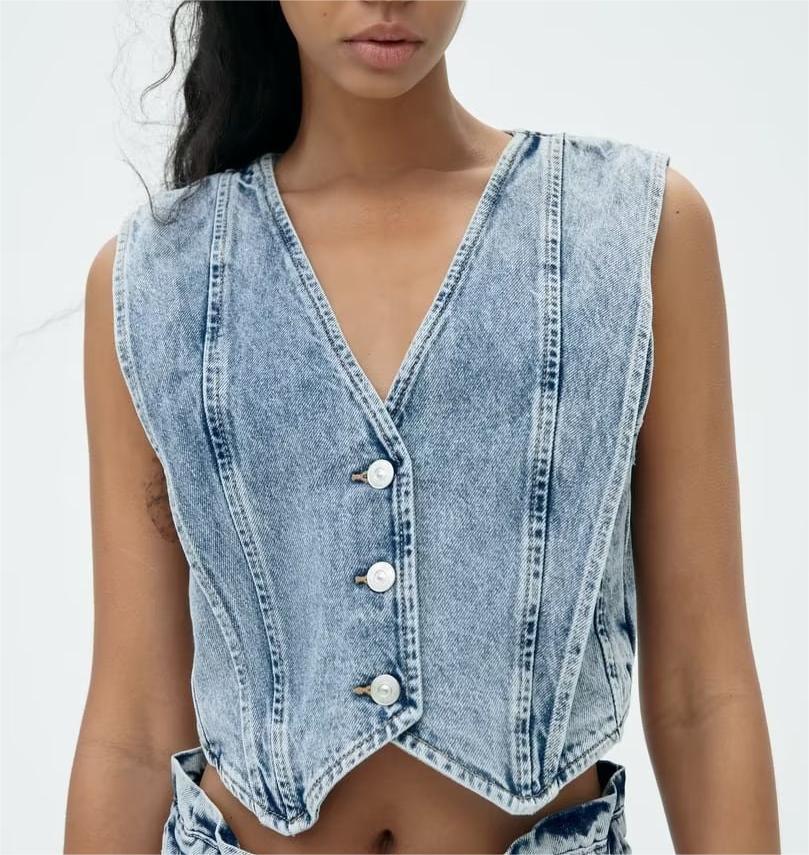 DENIM VEST - PRIBO