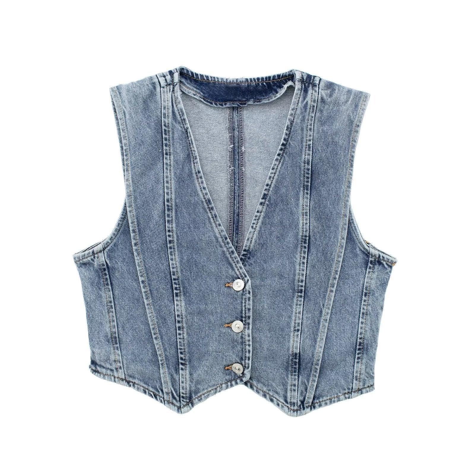 DENIM VEST - PRIBO