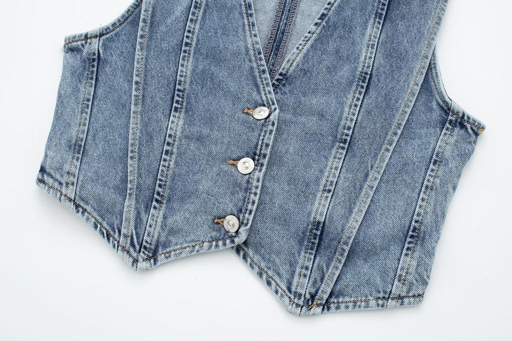 DENIM VEST - PRIBO