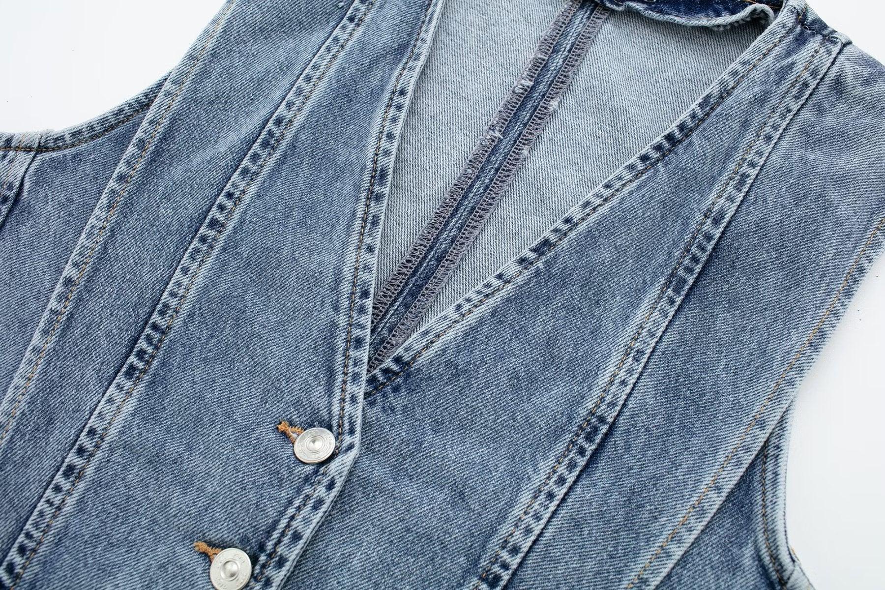 DENIM VEST - PRIBO