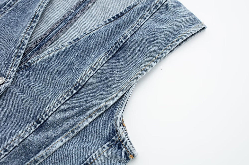 DENIM VEST - PRIBO