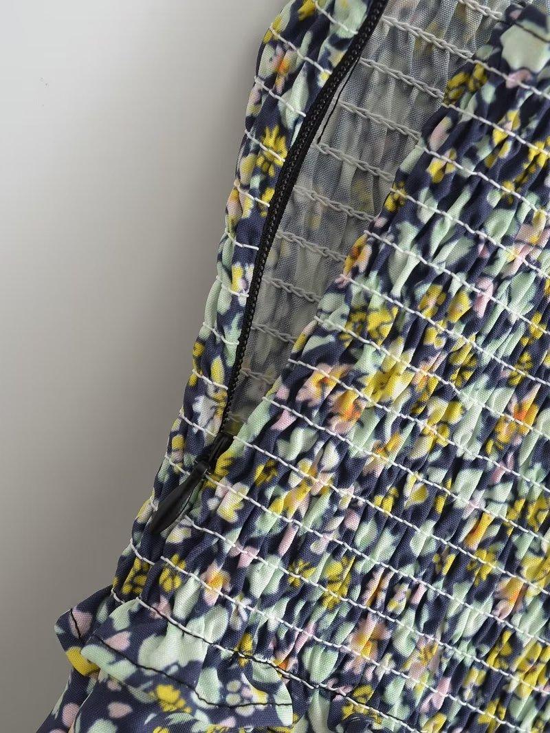 FLORAL MAXI DRESS - PRIBO