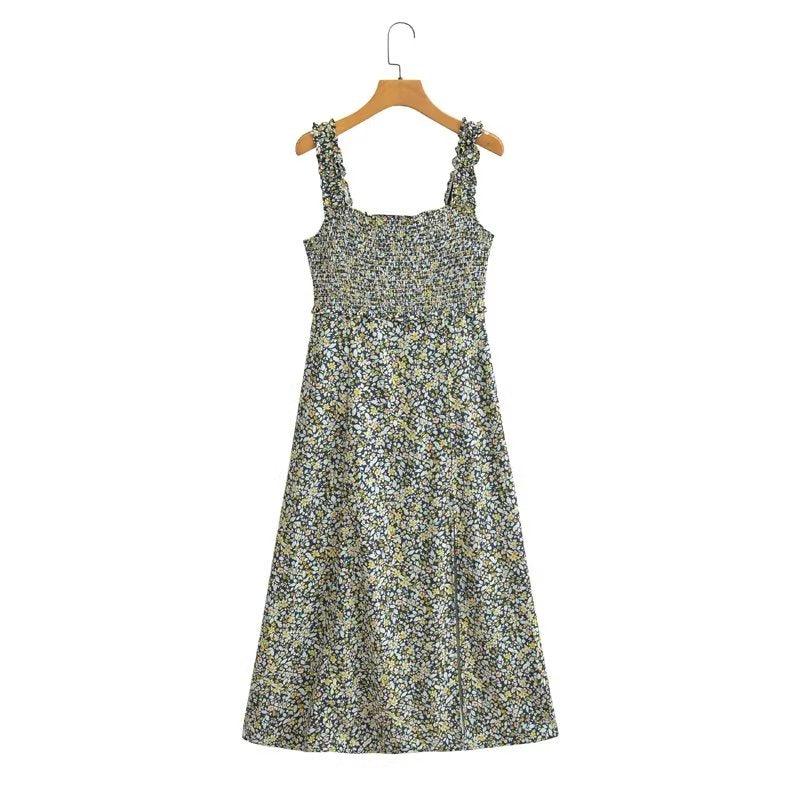 FLORAL MAXI DRESS - PRIBO