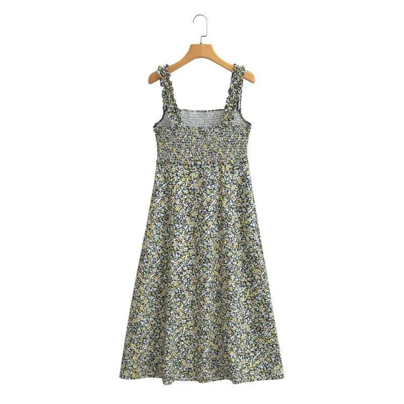 FLORAL MAXI DRESS - PRIBO