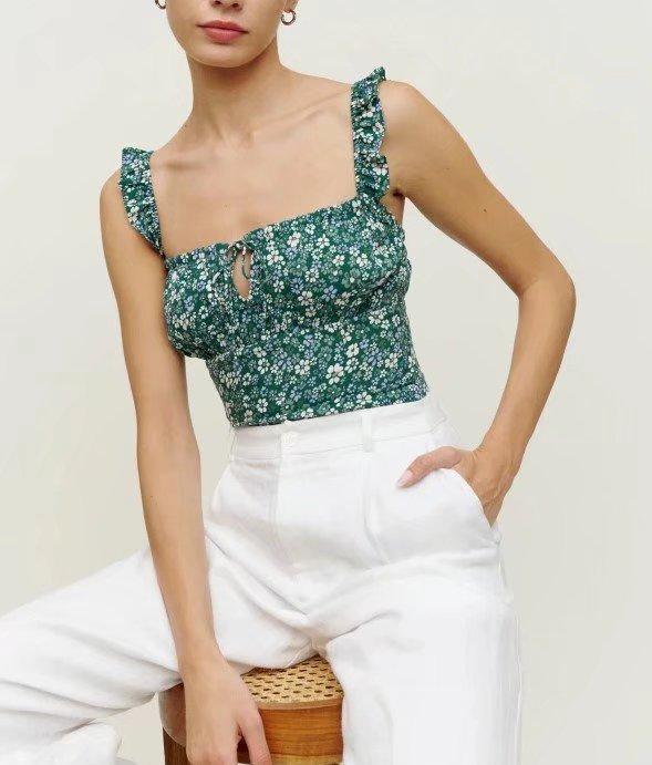 FLORAL TOP - PRIBO