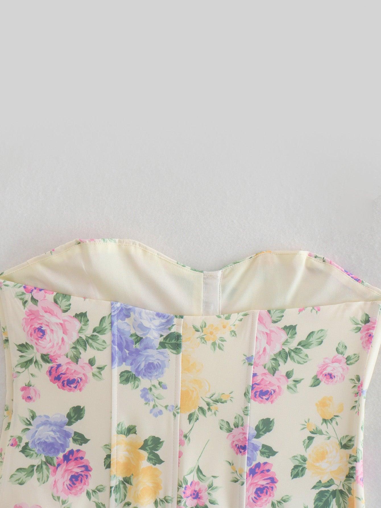 FLORAL TOP - PRIBO