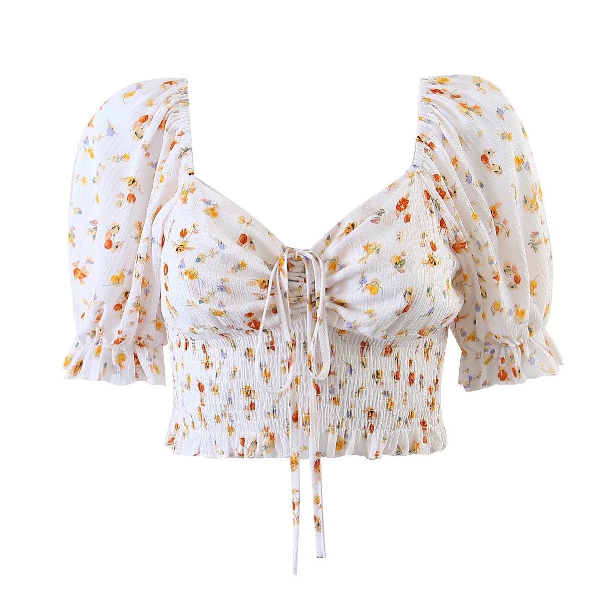 FLORAL TOP - PRIBO