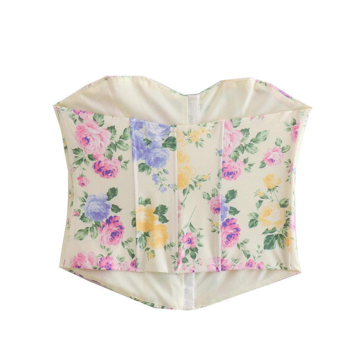 FLORAL TOP - PRIBO