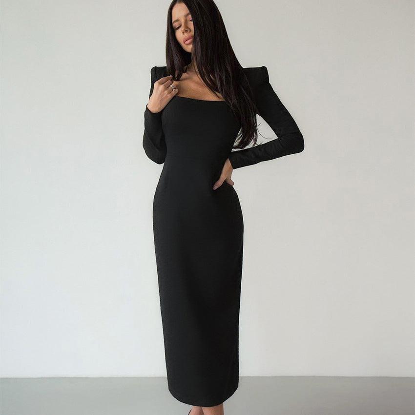 FRENCH MAXI DRESS - PRIBO