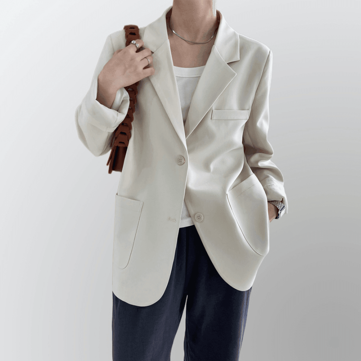 FULL LOOSE BLAZER - PRIBO