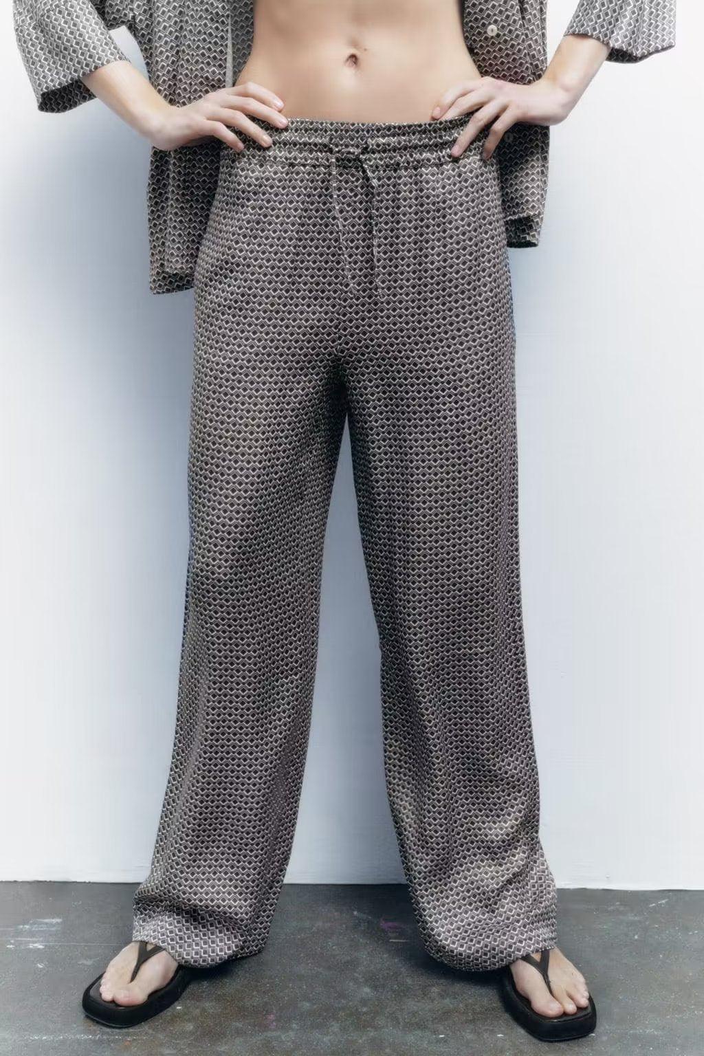 GEOMETRIC PATTERN PANT - PRIBO