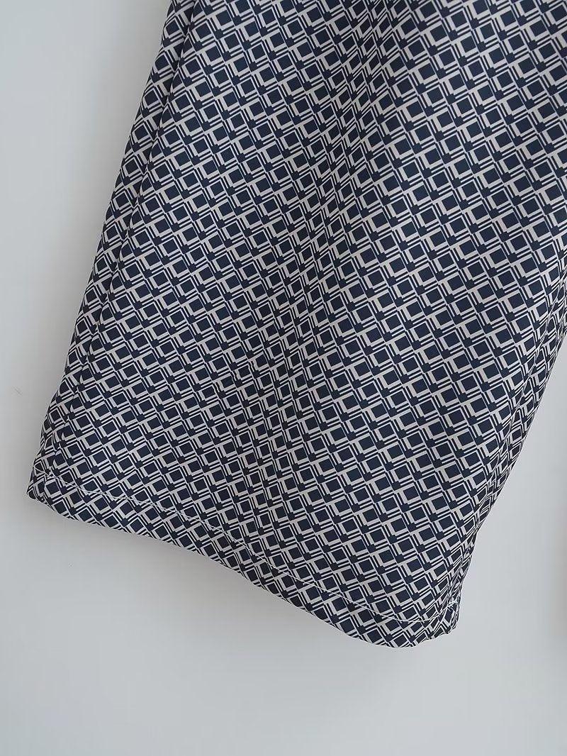GEOMETRIC PATTERN PANT - PRIBO