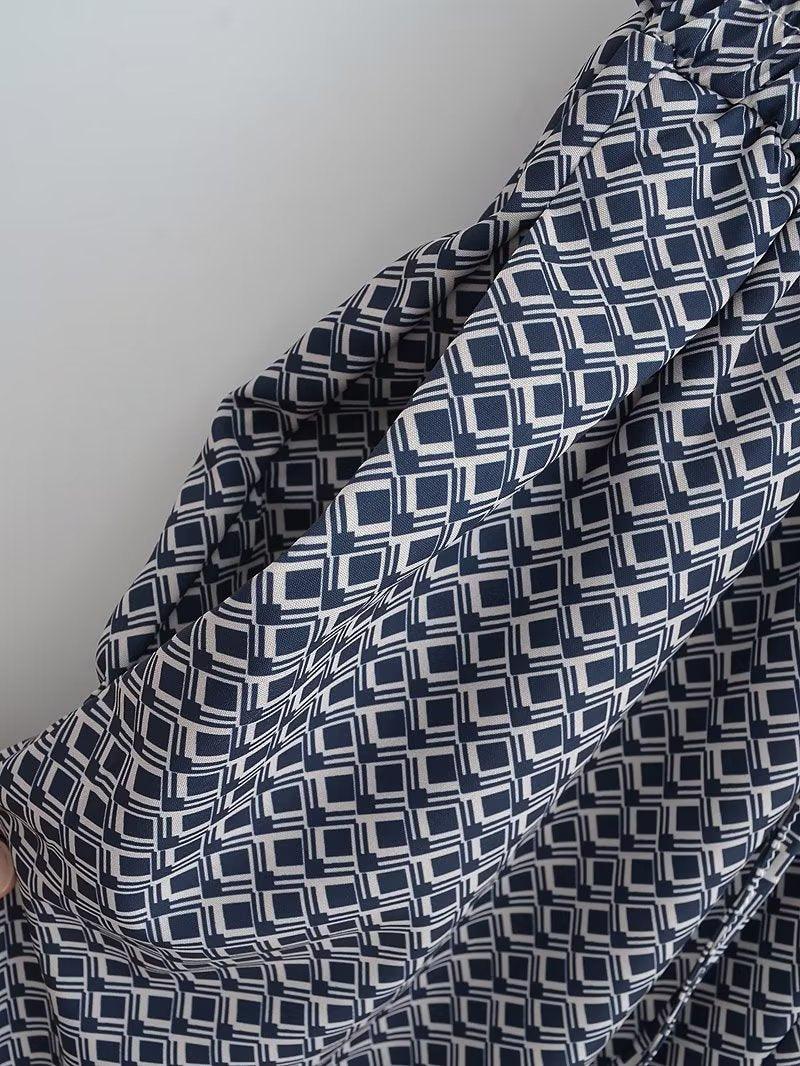 GEOMETRIC PATTERN PANT - PRIBO