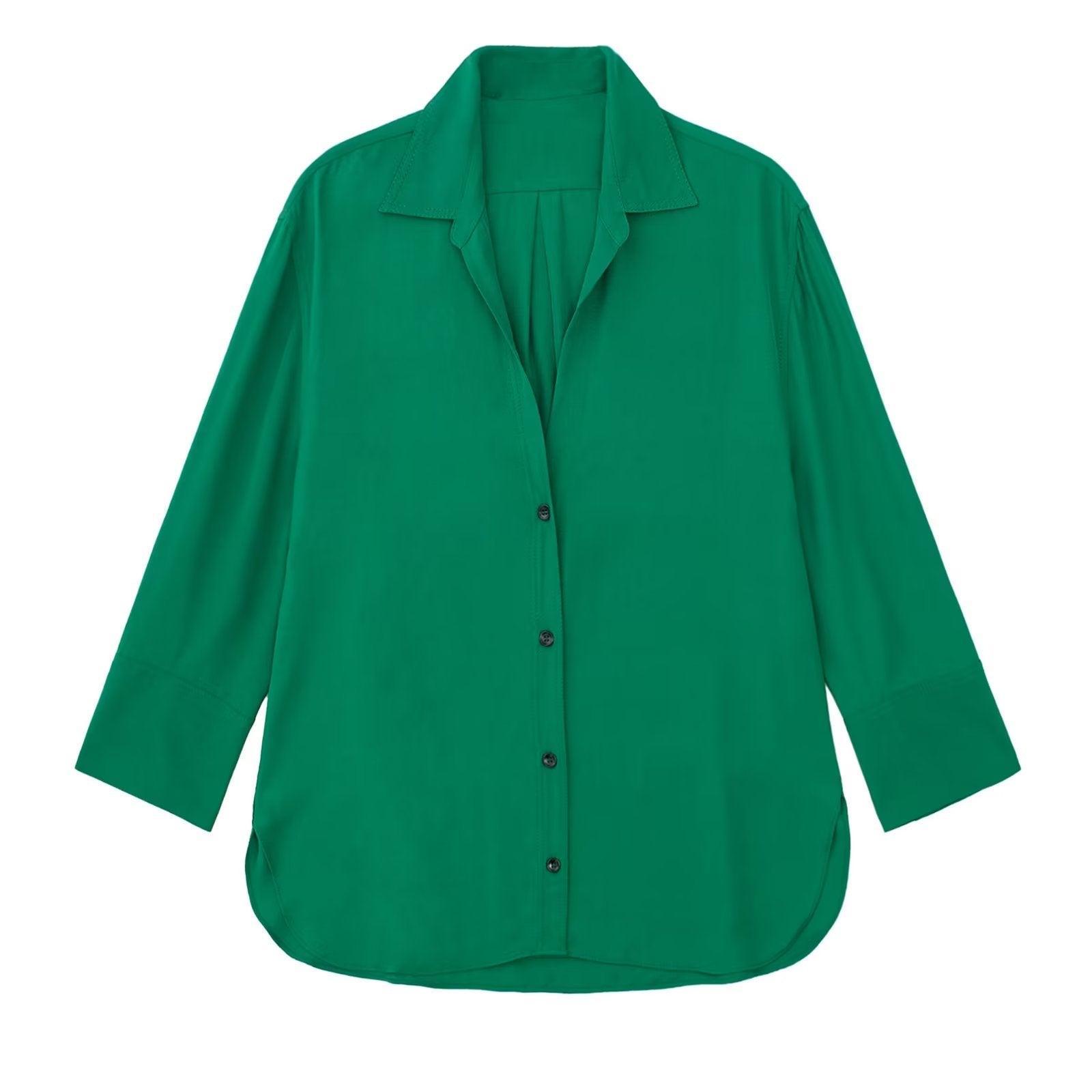 GREEN BLOUSE - PRIBO