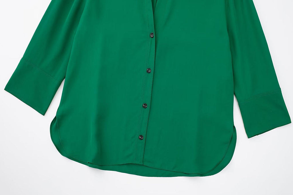 GREEN BLOUSE - PRIBO