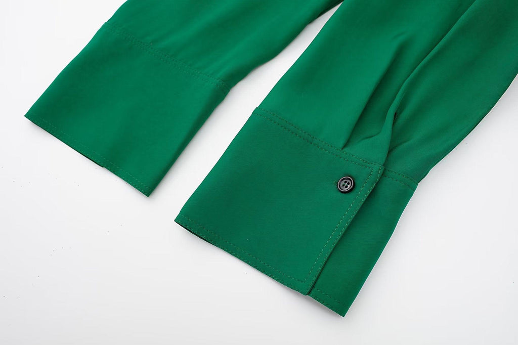 GREEN BLOUSE - PRIBO