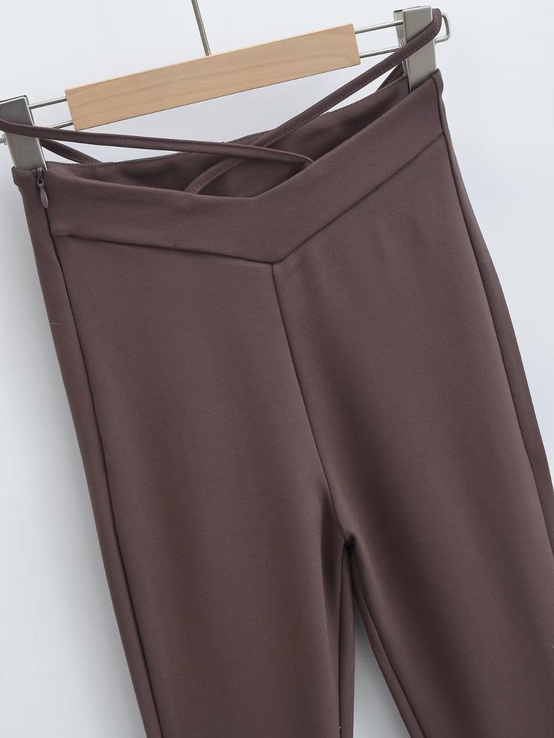 HIGH WAIST FLARED PANT - PRIBO