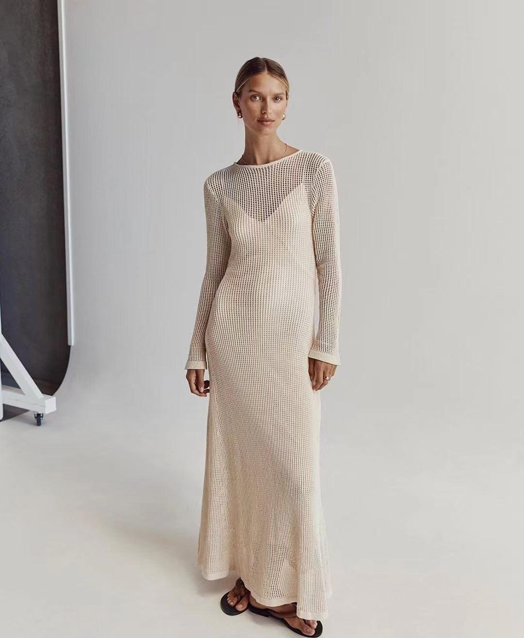 HOLLOW OUT DRESS - PRIBO