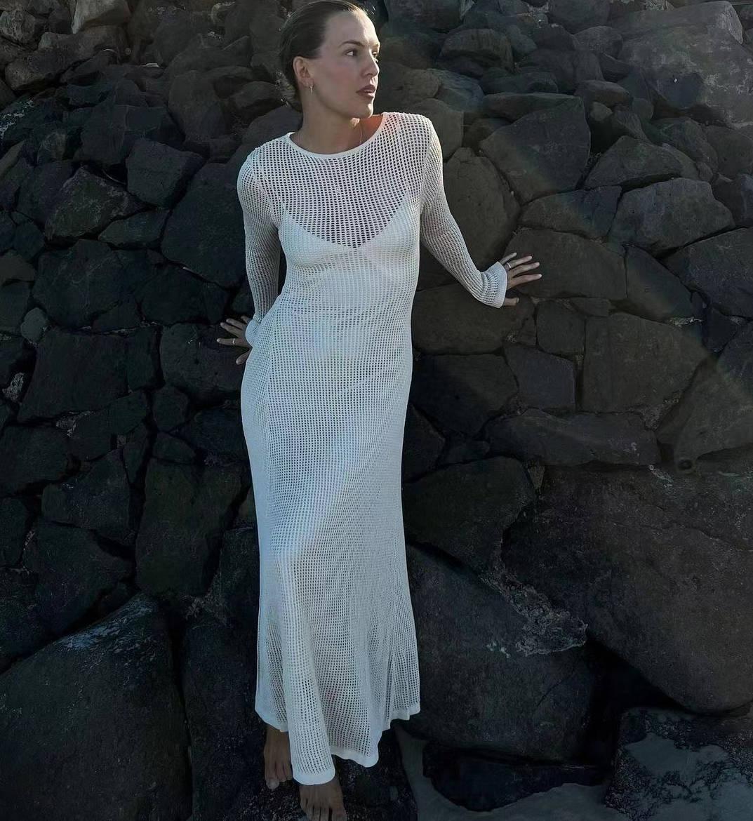 HOLLOW OUT DRESS - PRIBO