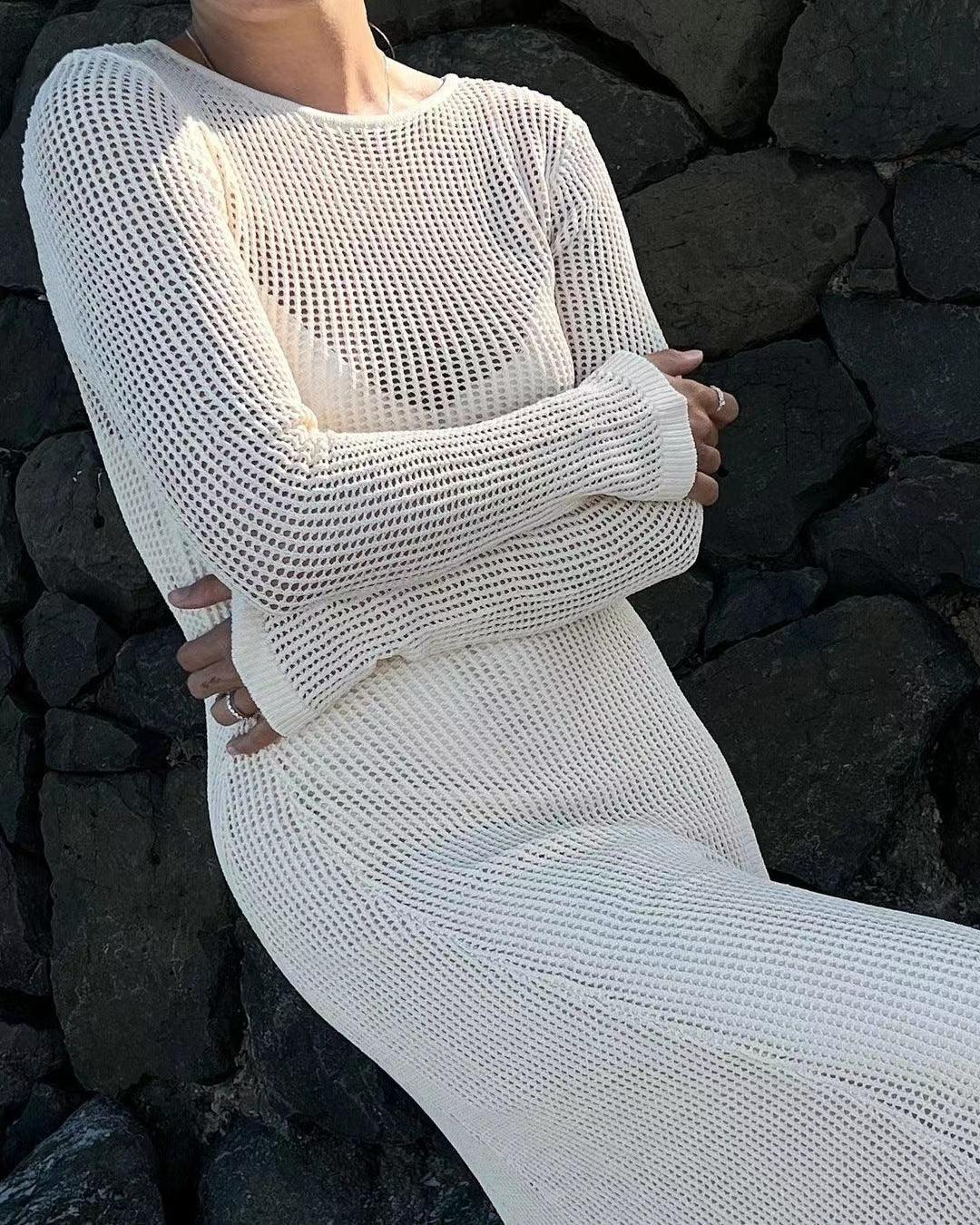 HOLLOW OUT DRESS - PRIBO