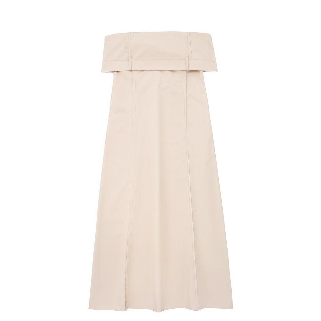 KHAKI DRESS - PRIBO