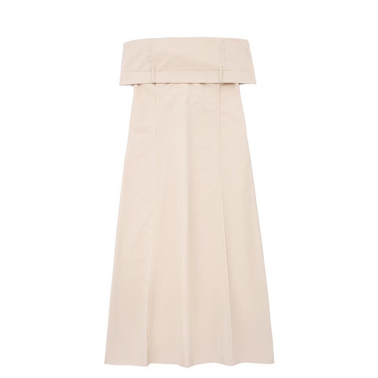KHAKI DRESS - PRIBO