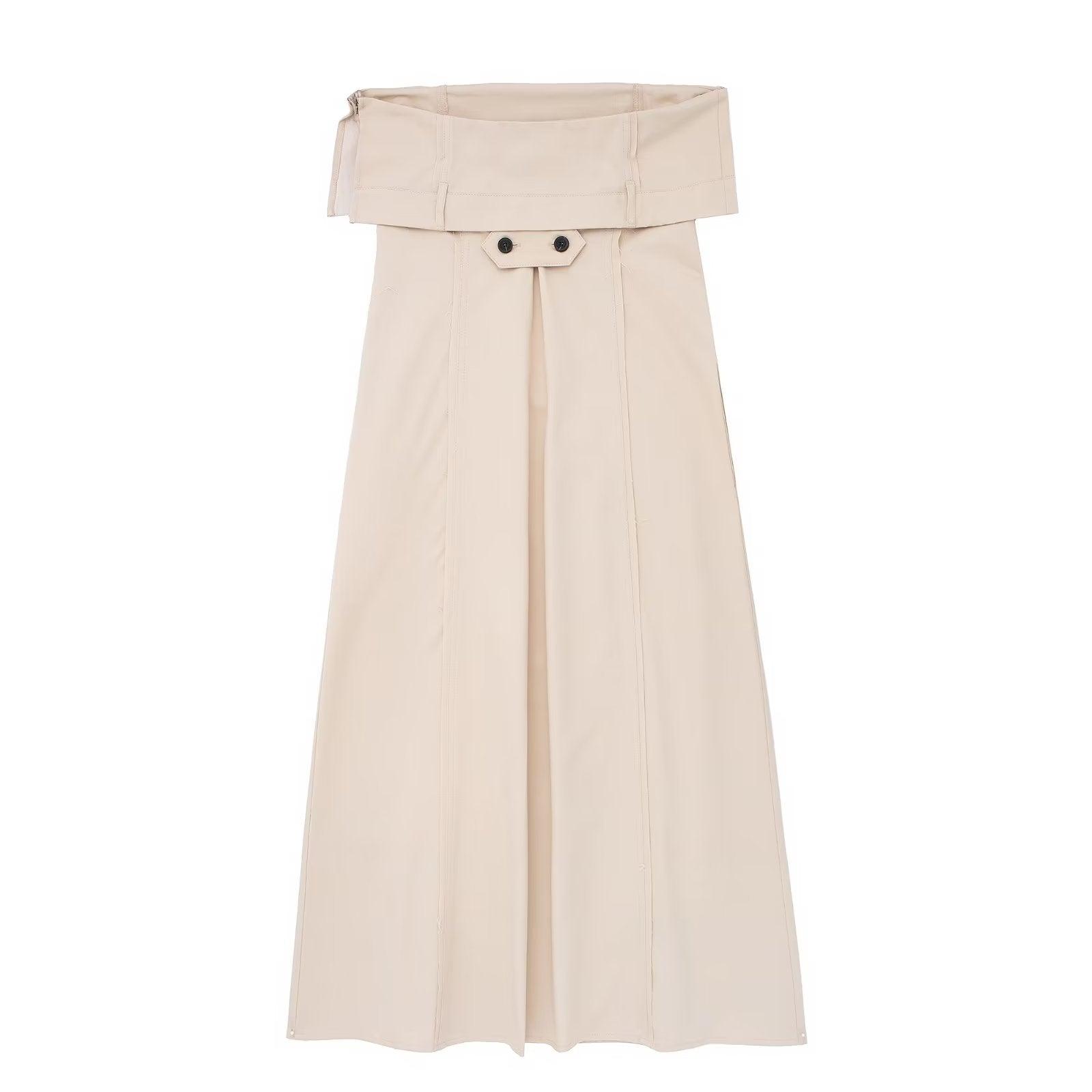 KHAKI DRESS - PRIBO