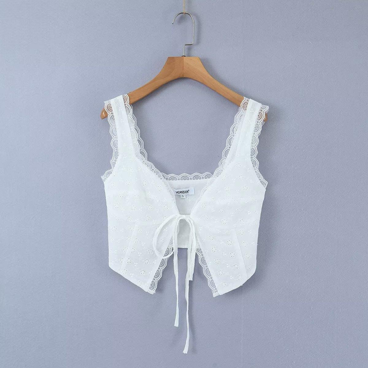LACE TANK TOP - PRIBO