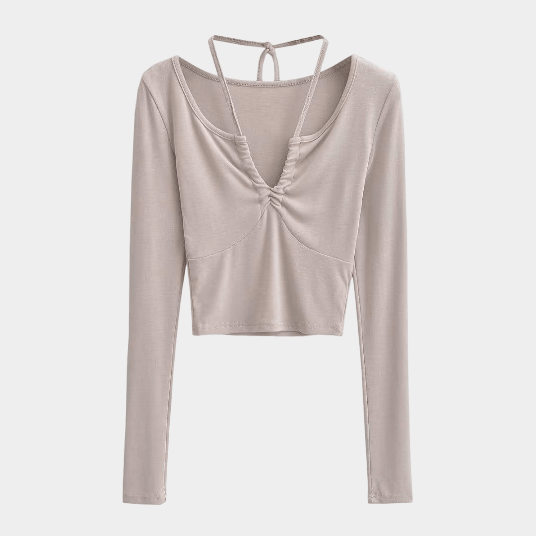 LACE UP TOP - PRIBO