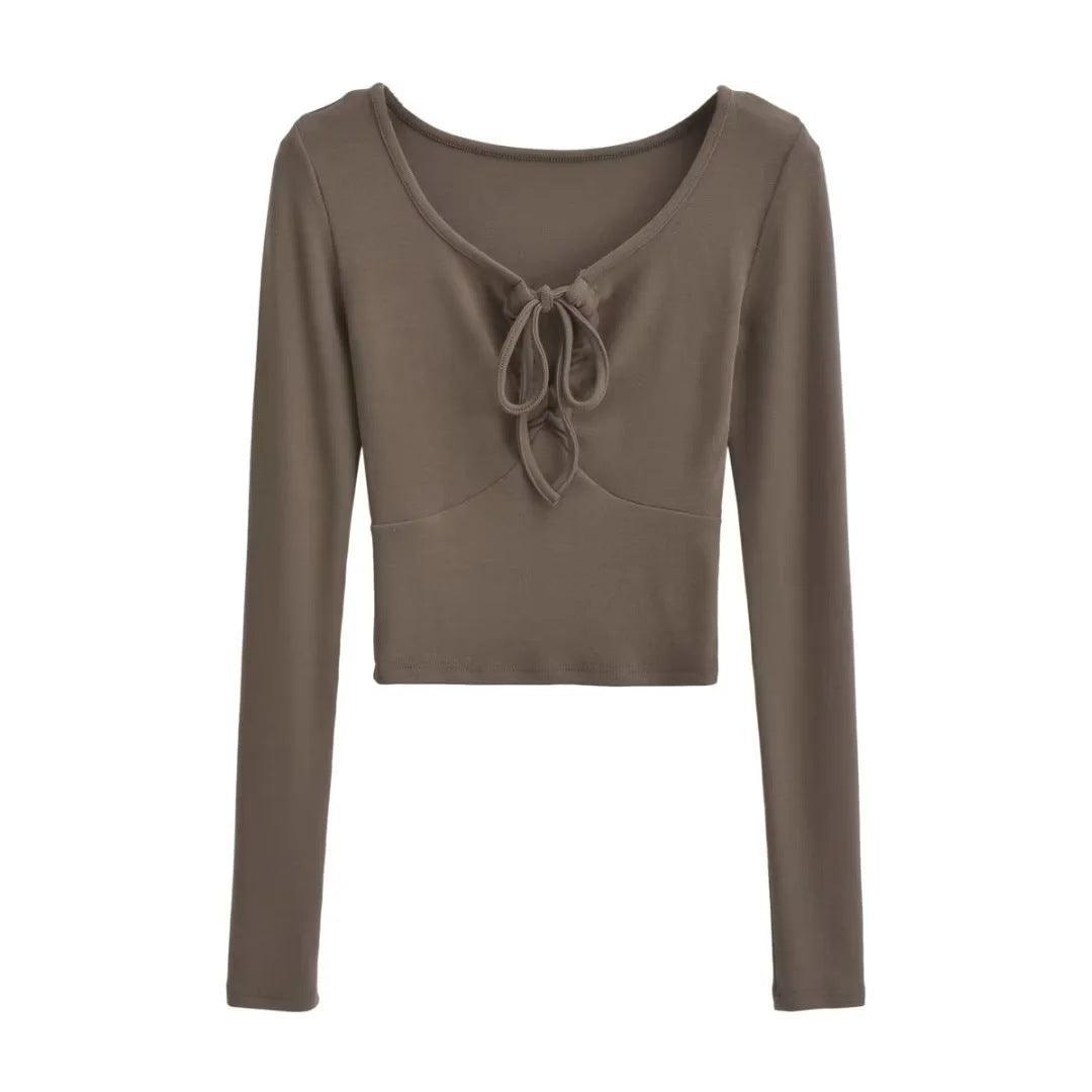 LACE UP TOP - PRIBO