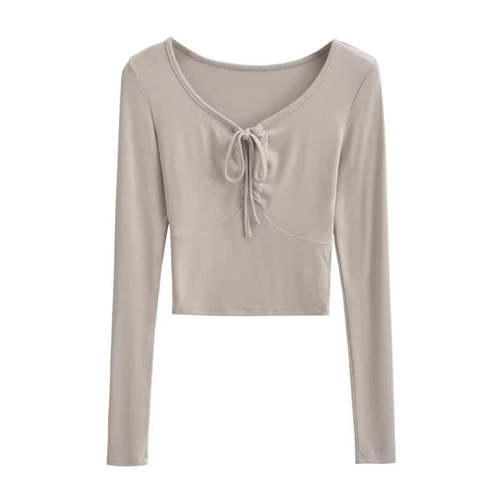 LACE UP TOP - PRIBO