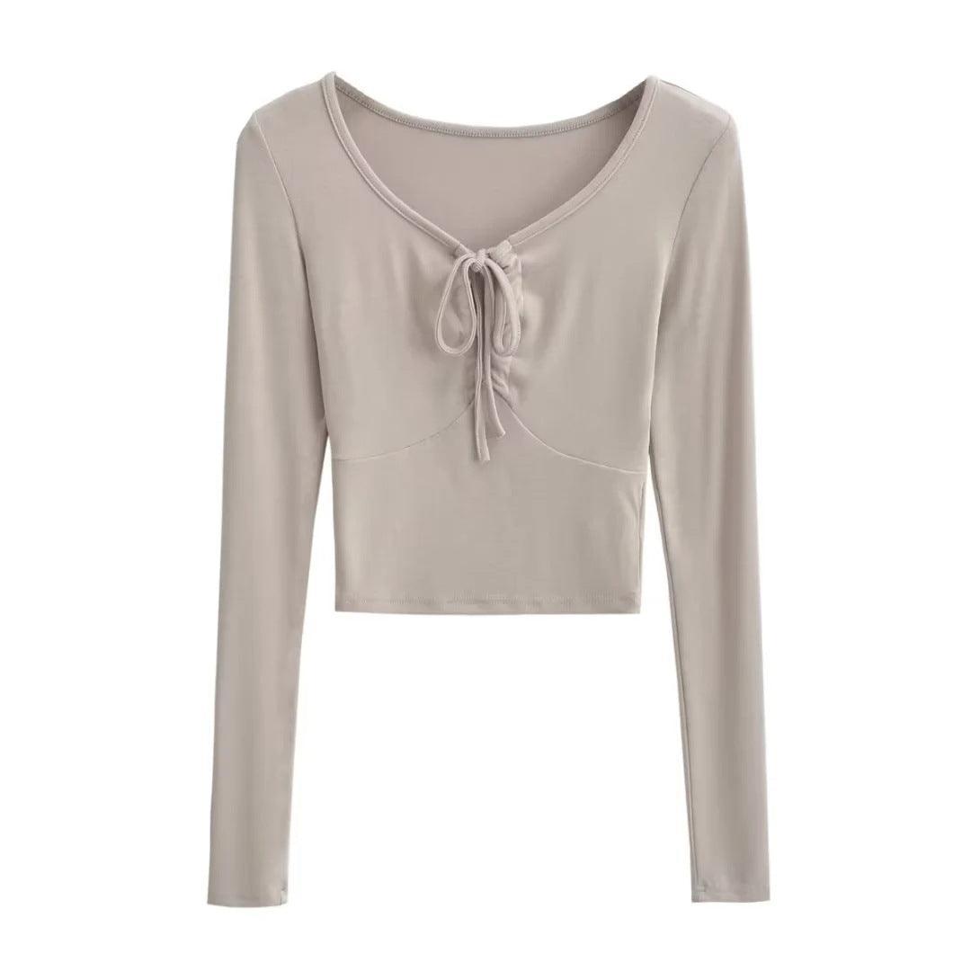 LACE UP TOP - PRIBO