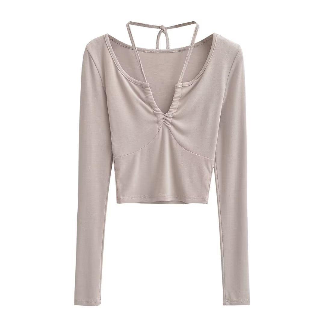 LACE UP TOP - PRIBO