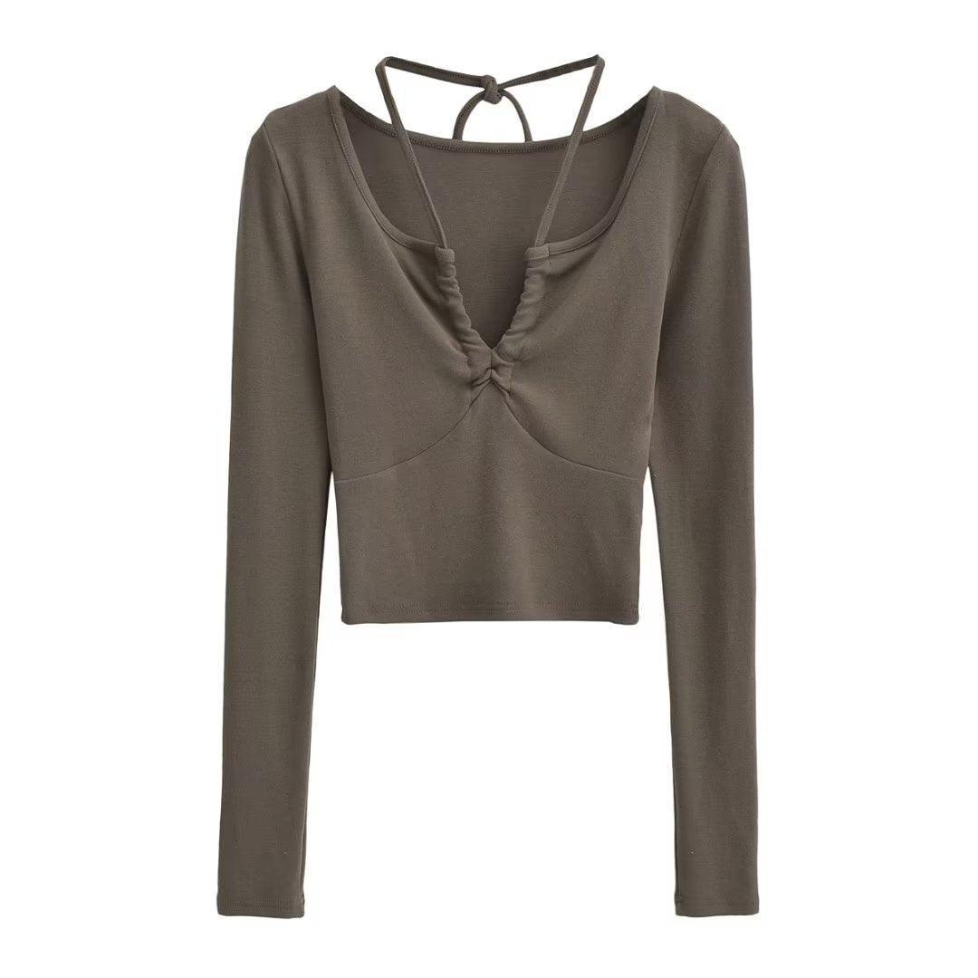LACE UP TOP - PRIBO
